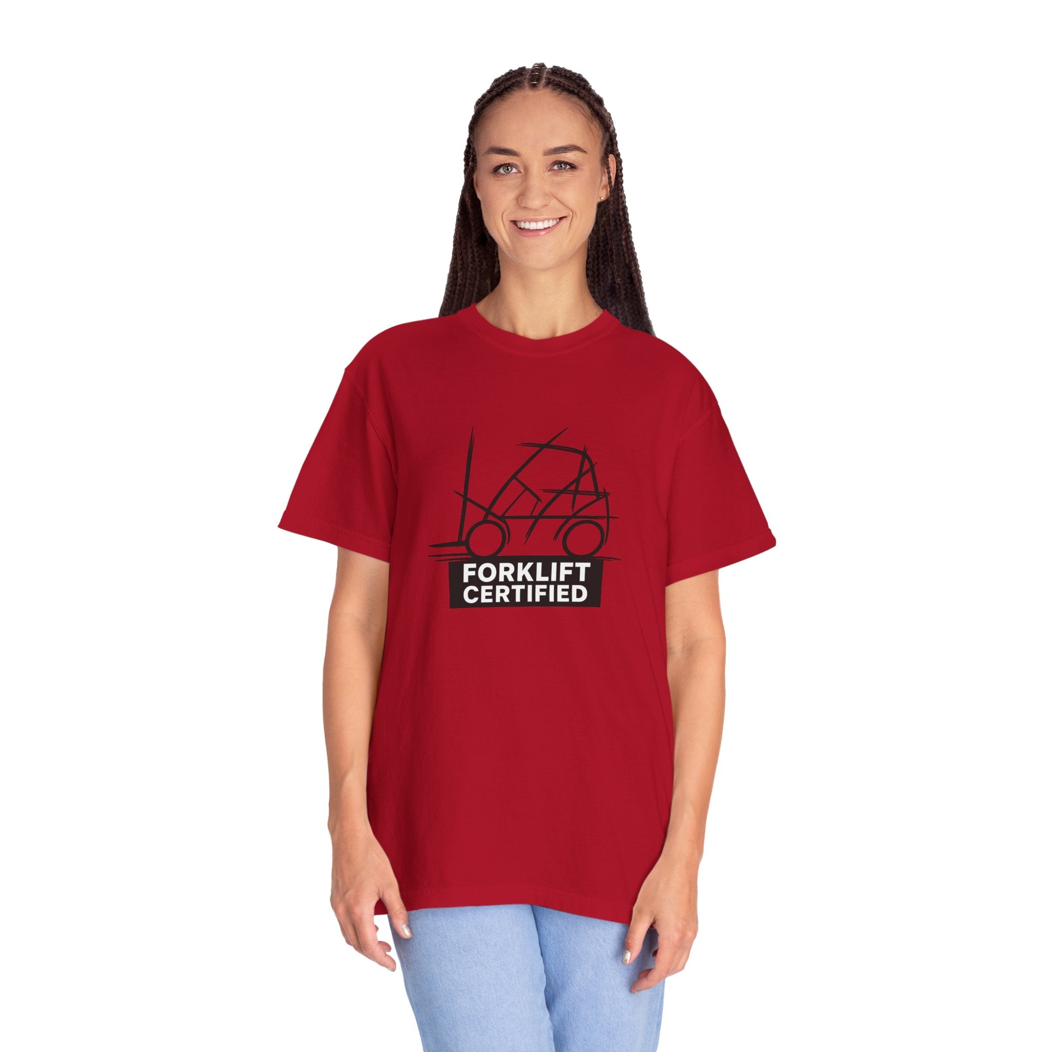 Forklift Certified T-Shirt — Industrial Worker Gift & Warehouse Humor Tee