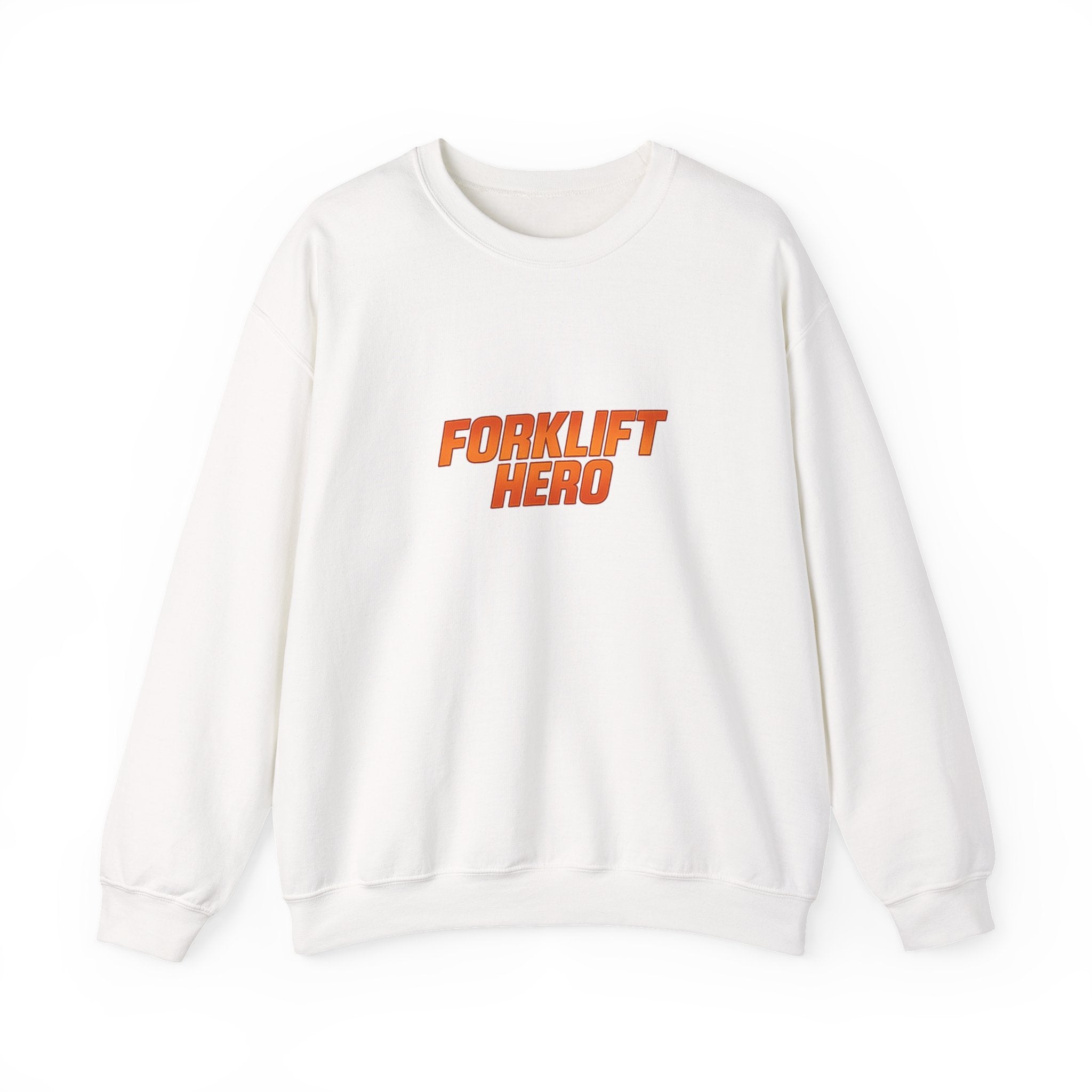 Crewneck Sweatshirt - "Forklift Hero" Graphic Crewneck for Warehouse Workers & Forklift Operators