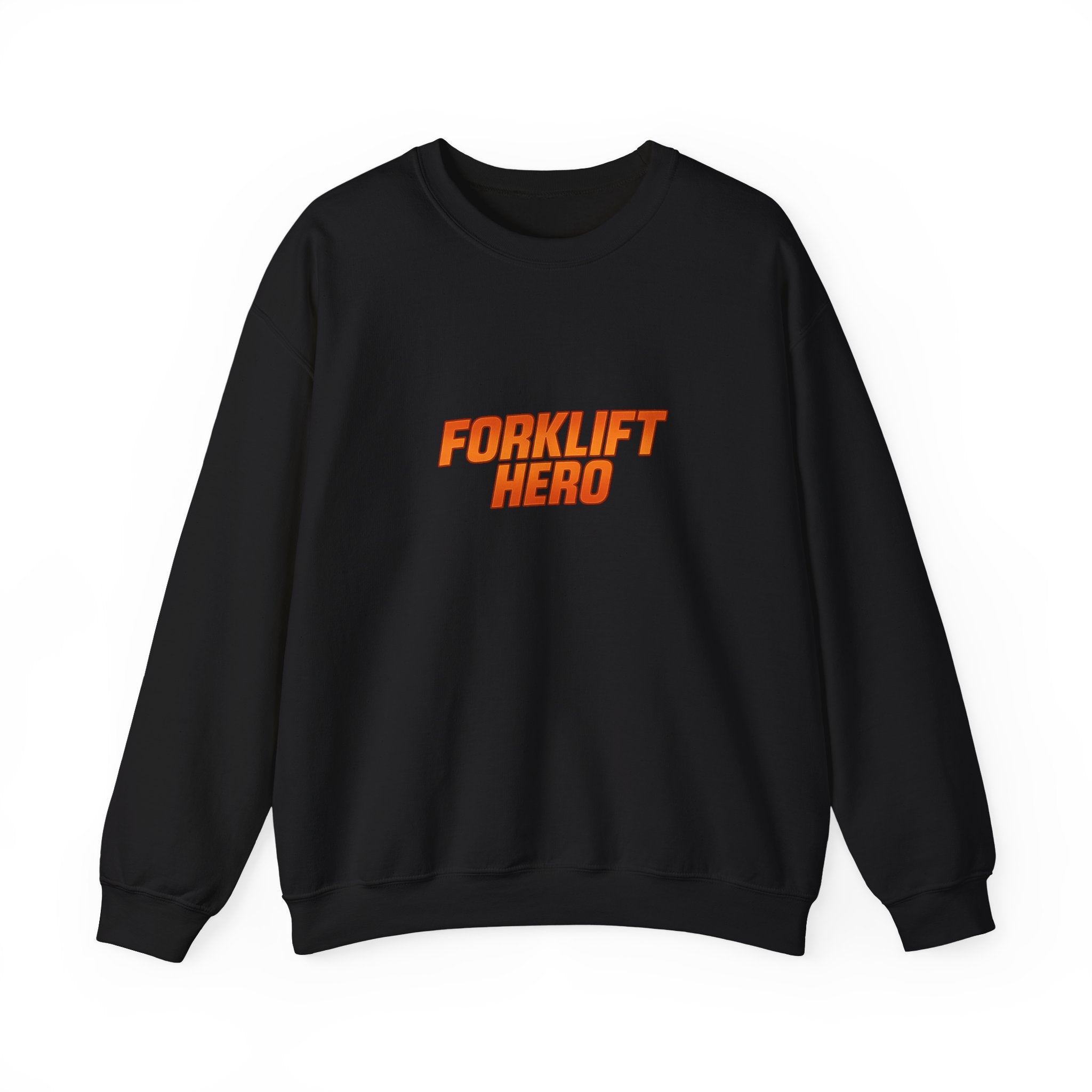 Crewneck Sweatshirt - "Forklift Hero" Graphic Crewneck for Warehouse Workers & Forklift Operators