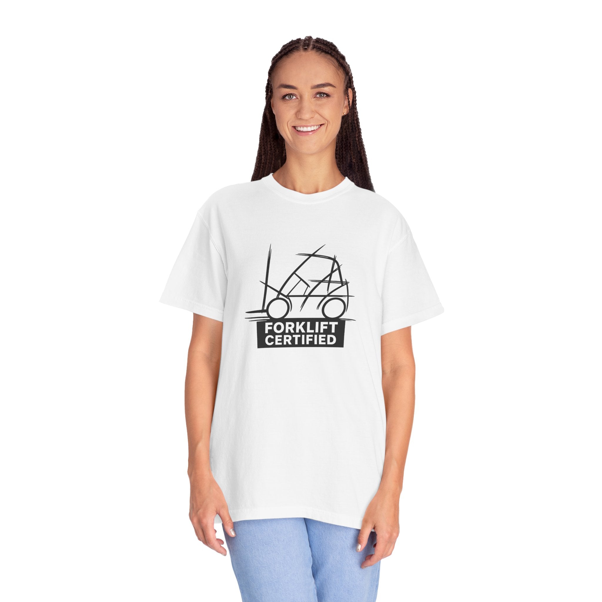 Forklift Certified T-Shirt — Industrial Worker Gift & Warehouse Humor Tee