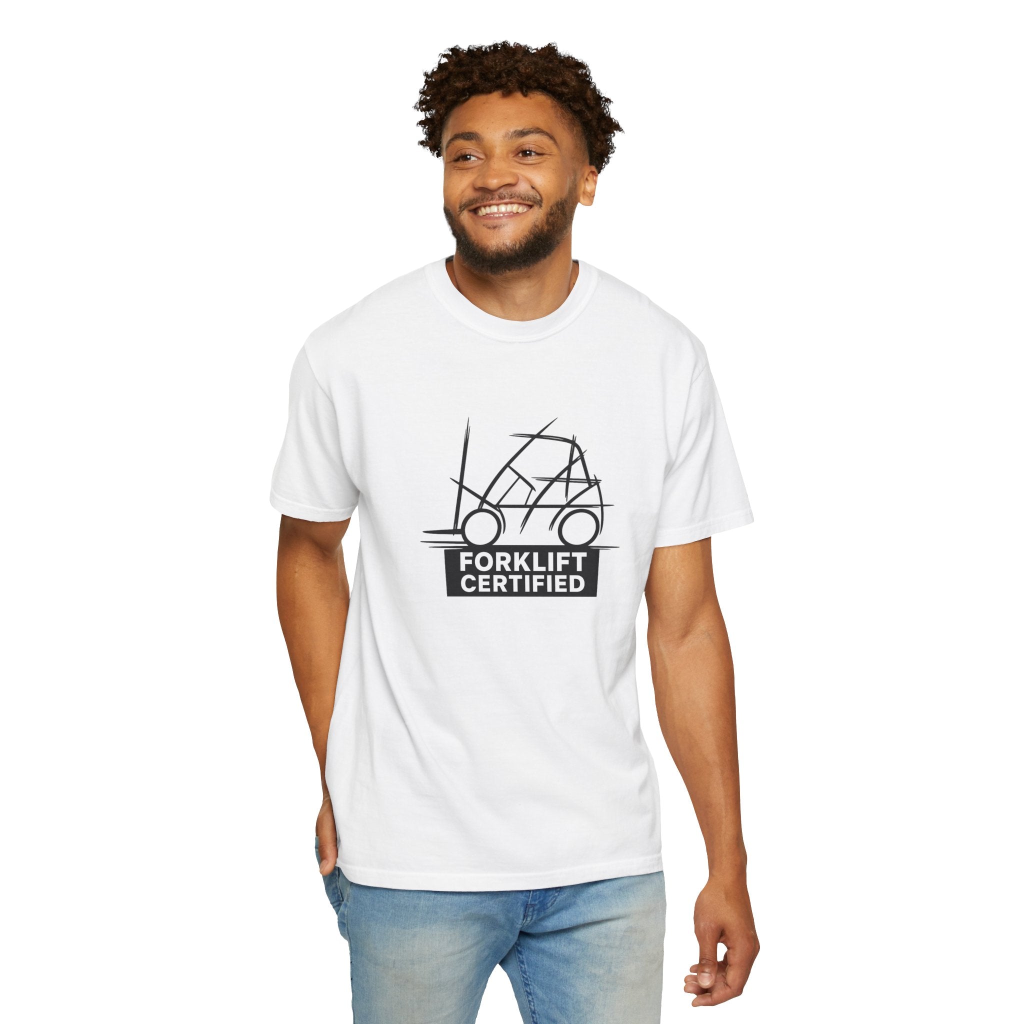 Forklift Certified T-Shirt — Industrial Worker Gift & Warehouse Humor Tee
