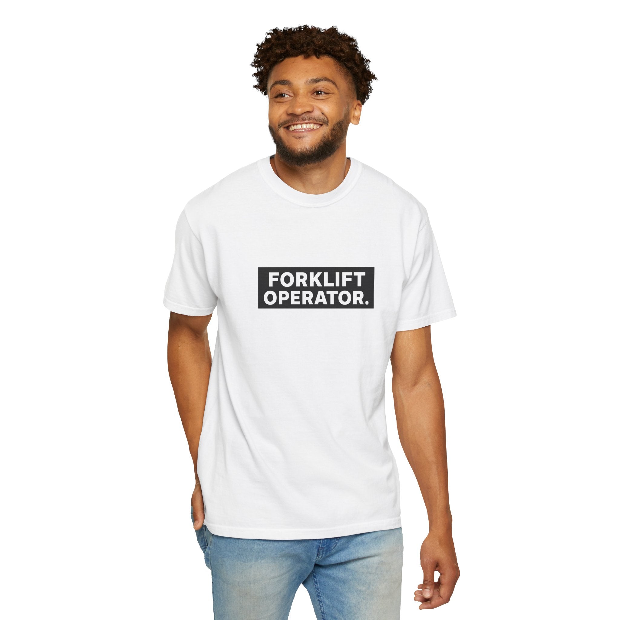 Forklift Operator T-Shirt — Industrial Workwear Tee for Warehouse & Heavy Equipment Operators