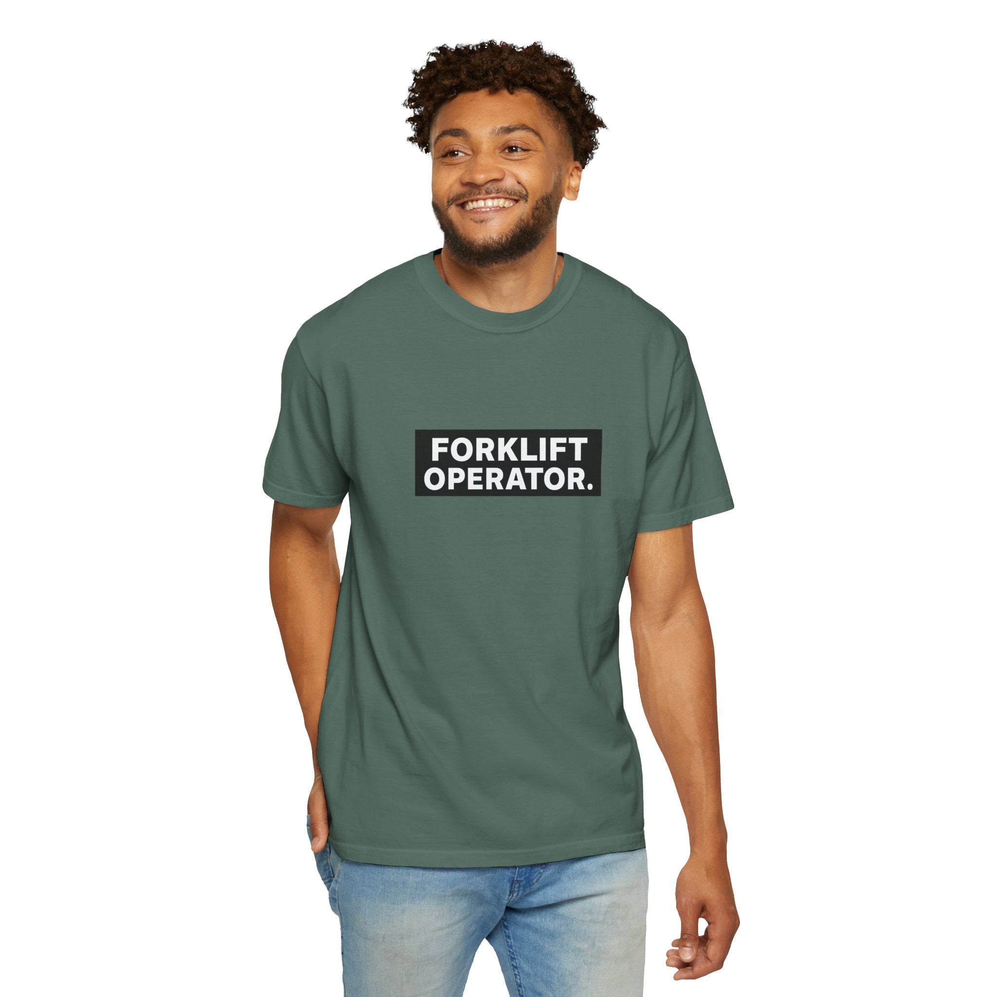 Forklift Operator T-Shirt — Industrial Workwear Tee for Warehouse & Heavy Equipment Operators