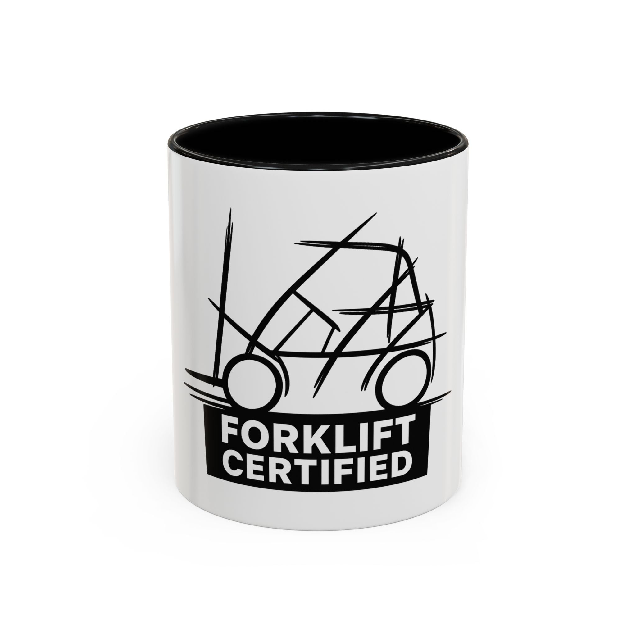 Forklift Certified Coffee Mug — Fun Industrial Gift for Forklift Operators