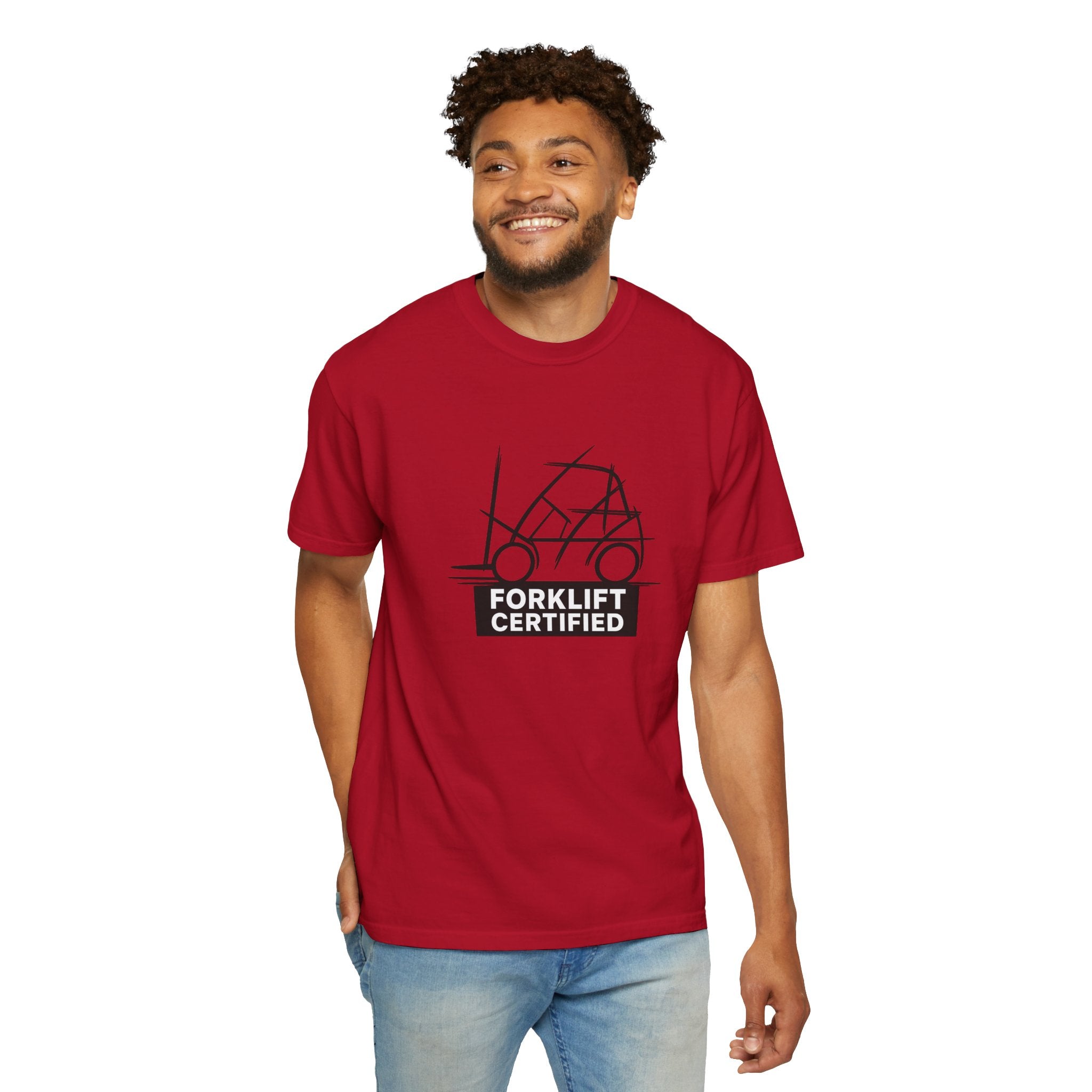 Forklift Certified T-Shirt — Industrial Worker Gift & Warehouse Humor Tee