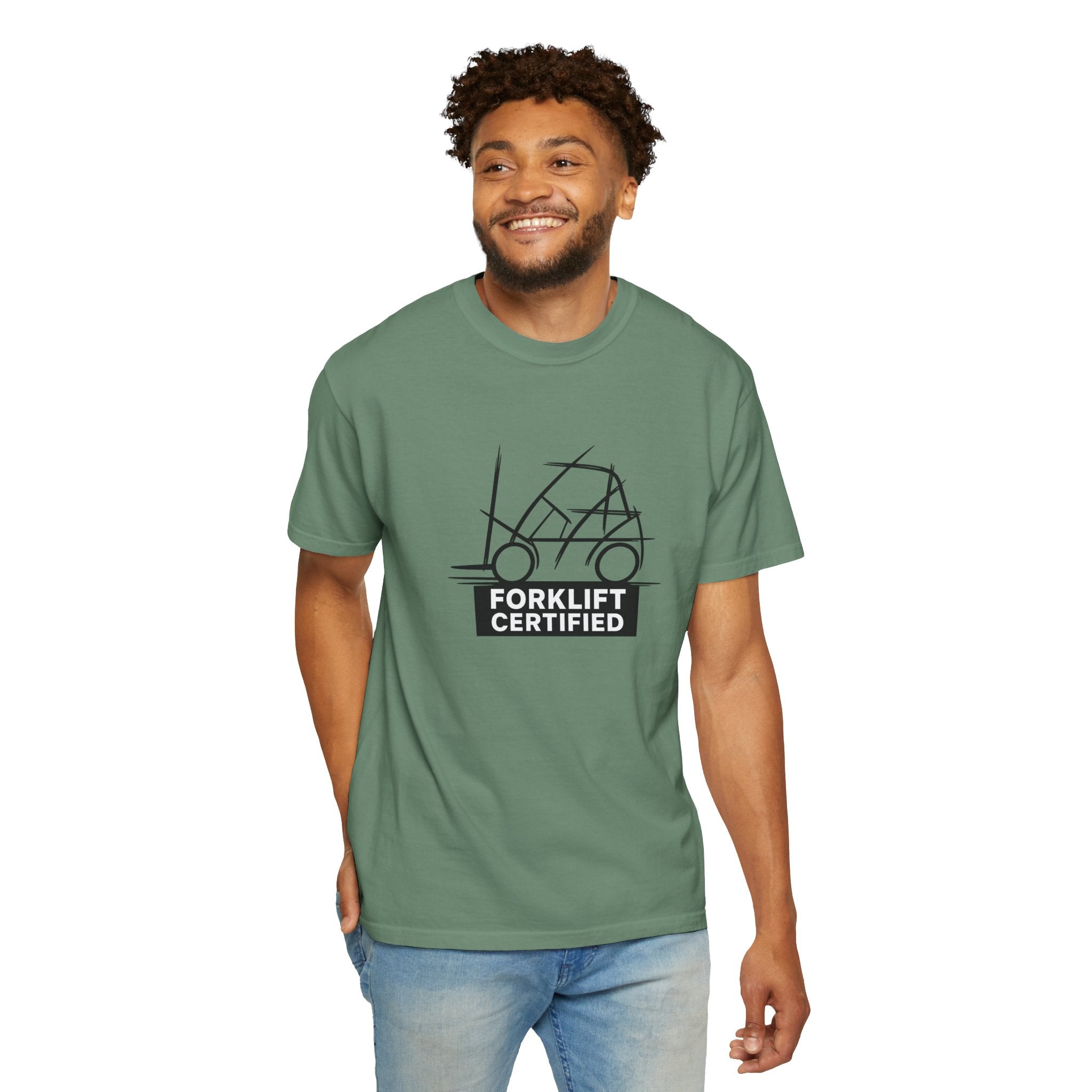 Forklift Certified T-Shirt — Industrial Worker Gift & Warehouse Humor Tee