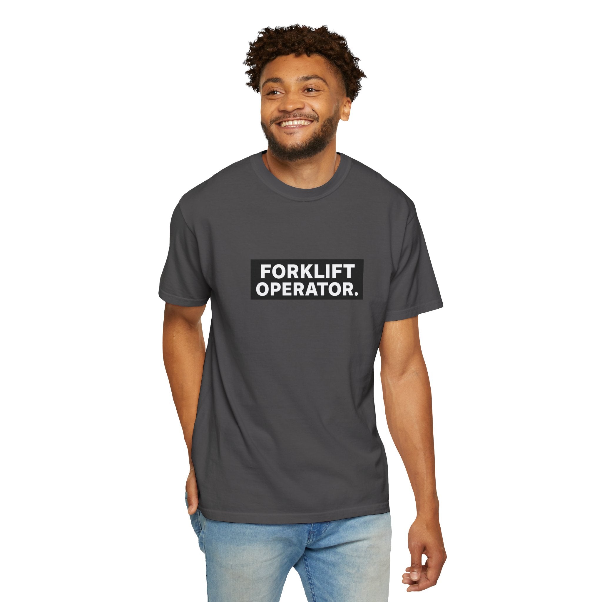 Forklift Operator T-Shirt — Industrial Workwear Tee for Warehouse & Heavy Equipment Operators