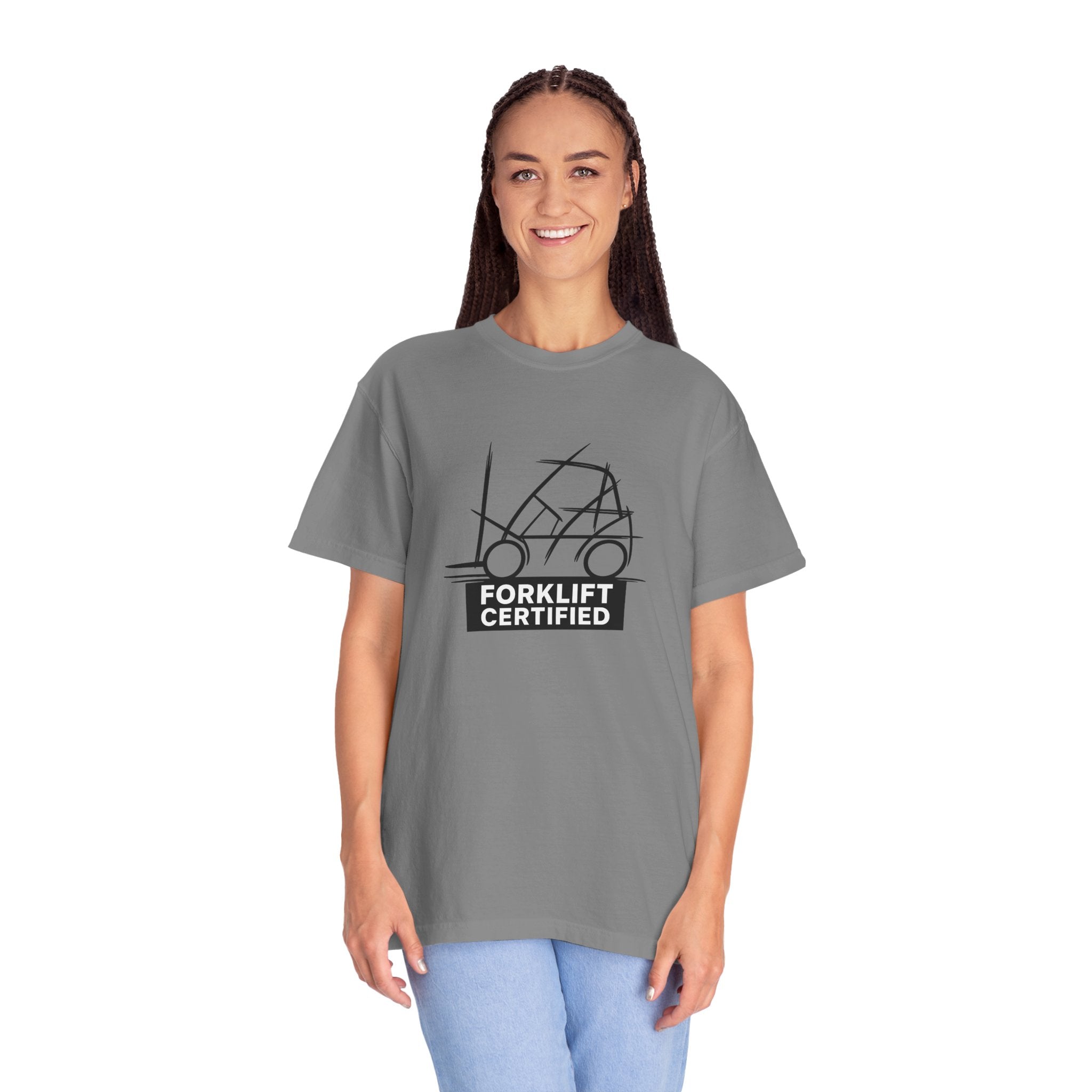 Forklift Certified T-Shirt — Industrial Worker Gift & Warehouse Humor Tee