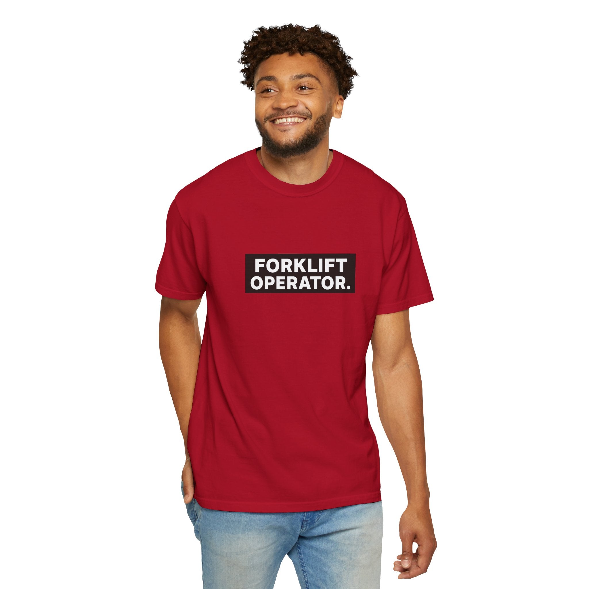 Forklift Operator T-Shirt — Industrial Workwear Tee for Warehouse & Heavy Equipment Operators