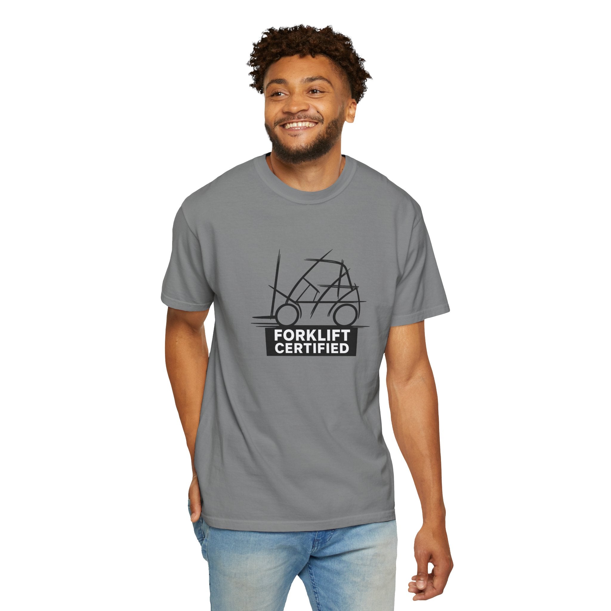 Forklift Certified T-Shirt — Industrial Worker Gift & Warehouse Humor Tee