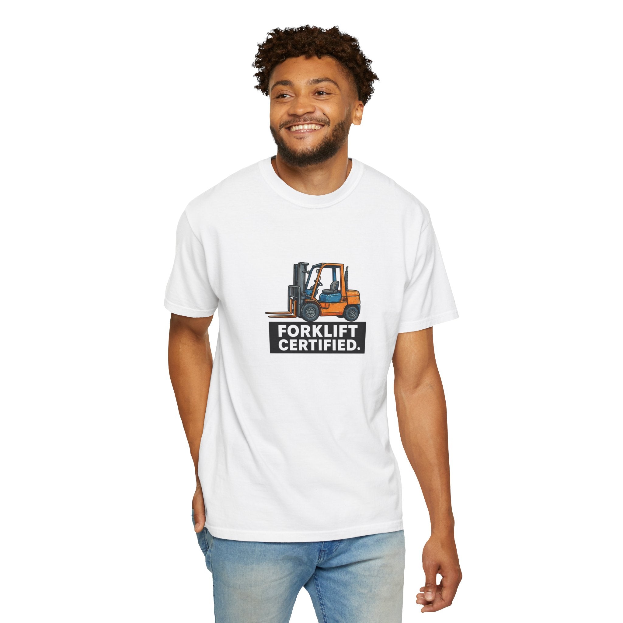 Forklift Certified T-Shirt — Forklift Operator Tee