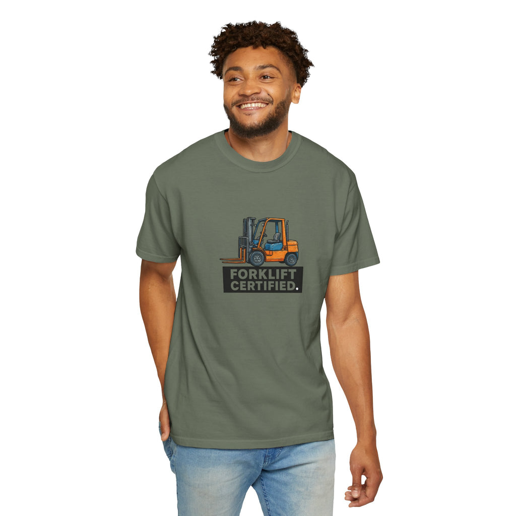 Forklift Certified T-Shirt — Forklift Operator Tee