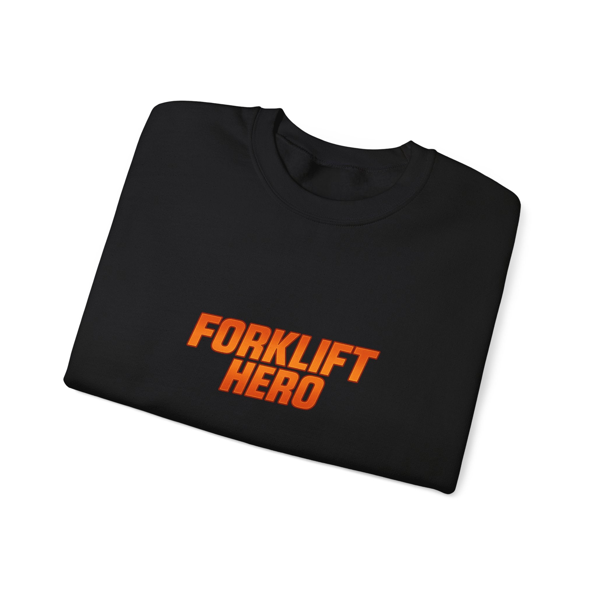 Crewneck Sweatshirt - "Forklift Hero" Graphic Crewneck for Warehouse Workers & Forklift Operators