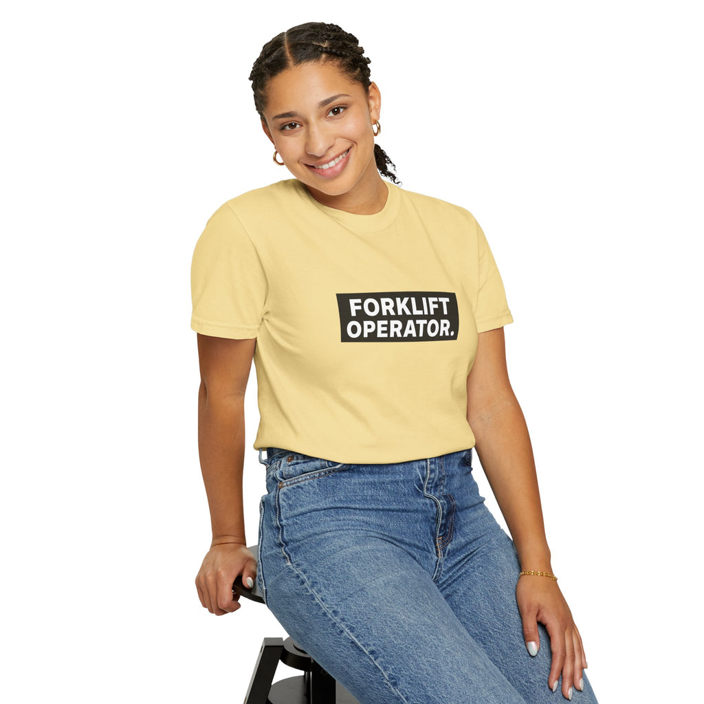 Forklift Operator T-Shirt — Industrial Workwear Tee for Warehouse & Heavy Equipment Operators