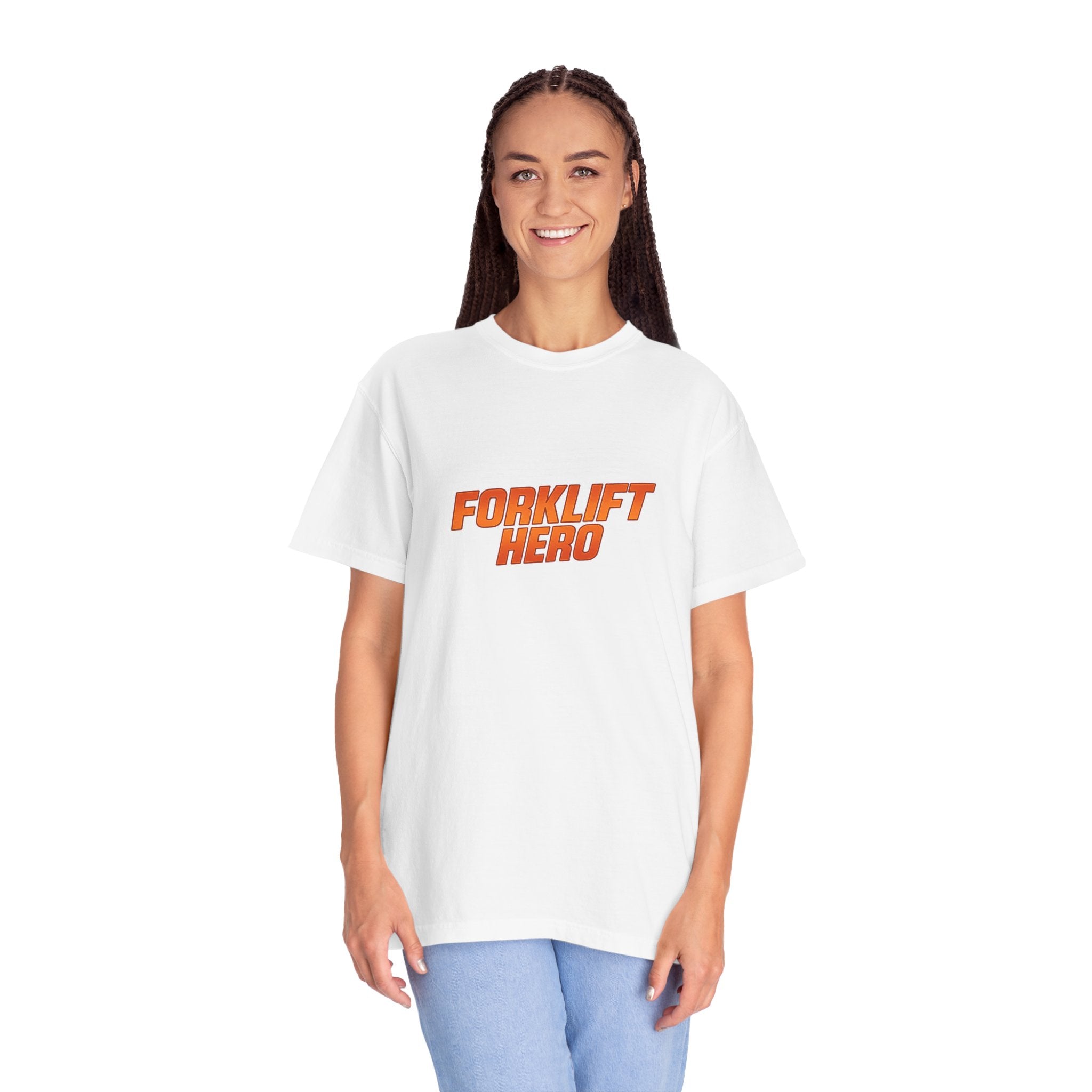 Forklift Hero T-Shirt — Vintage Workwear Tee for Warehouse & Industrial Workers